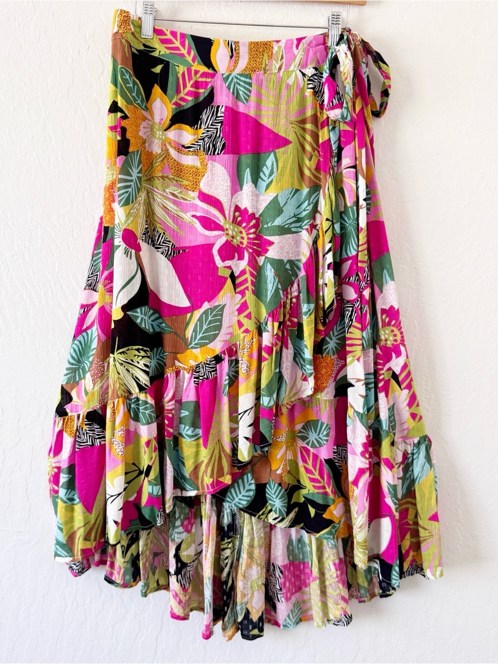RACHEL Rachel Roy Tropical
Floral Button-Front Maxi Skirt Size Large